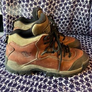 Timberland Performance ACT brown leather hiking ankle boots shoes women’s 8.5